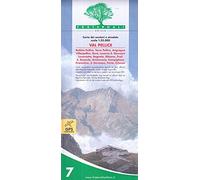 Carta n. 7. Val Pellice. Carta dei sentieri e stradale 1:25.000