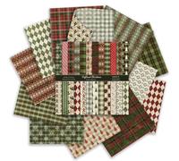 Carta natalizia per scrapbooking, 30,5 x 30,5 cm, motivo double-face