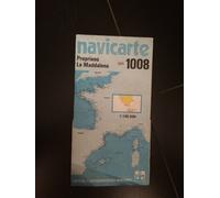 CARTA NAUTICA NAVICARTE 1008 PROPRIANO - LA MADDALENA CORSICA SARDEGNA