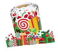 Carta orientata al Natale, trasferimenti di bordo per bacheche, aule e uffici, decorazione ciclica facile da usare come carta per le vacanze