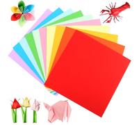 Carta Origami Colorata Doppia Faccia Fogli Colorati 200 Fogli di Carta per Origami Carta Origami 20x20 CM Colori Assortiti Carta Colorata Fogli Origami Paper per Lavori Artigianali e Decorazioni