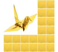 Carta Origami Dorata 15X15 Cm 100 Fogli Pieghevoli Per Progetti Fai Da Te Ideale Per Creare Gru Cuori E Decorazioni Artistiche