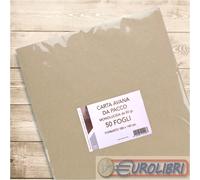 CARTA PACCO AVANA 50 FOGLI PIEGATI 100X140CM