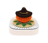 Carta panoramica Incisione Note appiccicose Halloween Zucca Casa Calendario 3D Blocco note per la decorazione Regali Dare 252 pagine di vacanza mi ha portato Calen Tempo unico Scrivania unica