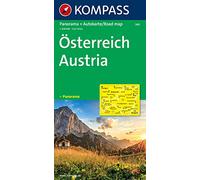 Carta panoramica n. 340. Austria-Osterreich. Con carta 1:600000: mit Panorama