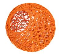 Carta Paralume a Sfera Effetto Rattan per Lampada a Soffitto | Facile da Installare, Copre la Lampadina Nuda, per Salotto e Lettura, Adatto a Sospensione