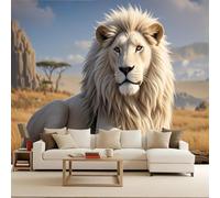Carta Parati 3d leone Carta Da Parati 3d Xxl Serie di mistero e fantasy 300x210cm Arte murale 3D murale decorativo moderno poster wallpaper gigante salotto camera bambini facile installazione