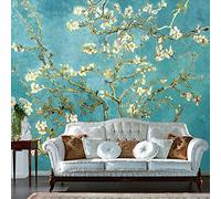 Carta Parati 3D Van Gogh Almond Blossom 350x256 cm -7 pezzi Fotomurale tessuto non tessuto moderna TV sfondo Wallpaper fotomurali Ufficio bambini soggiorno fotomurali poster gigante wallpaper