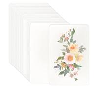 Carta per Acquerello, Blocco Carta per Acquerelli, Segnalibro Carta Acquerello, 50 Fogli Carta Acquerello 300 gr, Carta per Pittura ad Acquerello, Fai Da Te, Artigianato (10 x 15 cm)