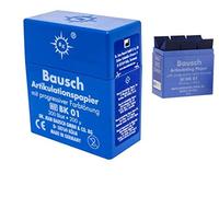 CARTA PER ARTICOLAZIONE BK 01 spessore 200 micron colore blu 300 strisce CARTA ARTICOLAZIONE BAUSCH BK1 300PZ