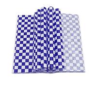 Carta per formaggio, 100 fogli di carta cerata per alimenti, sacchetti di patatine fritte, carta per panini Deli Basket Liner, imballaggio alimentare per panini, fast food snack, pane hamburger (blu)