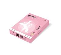 Carta per fotocopiatrice, 80 g, formato A4, colori pastello Maestro 500 fogli rosa