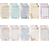 Carta per il monitoraggio delle sfide di risparmio di denaro, 30 pezzi, raccoglitore per sfide di risparmio, 15 x 21 cm, organizer per libri, pianificatori di budget, biglietti per organizzare soldi