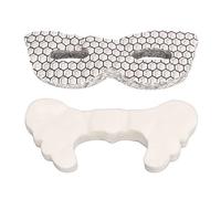 Carta per maschere per guance in grafene di seta, 100 pezzi, morbida e sottile, a forma di farfalla, foglio per la cura della pelle fai te, per la casa, salone di bellezza,