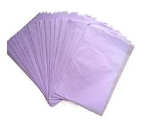 Carta per scrapbooking, 100 fogli/lotto Carta da lucido traslucida Calligrafia Artigianato Scrittura Carta velina A5 210 * 140 mm(Solid Light Purple)