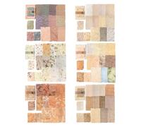 Carta per Scrapbooking, 168 Fogli Scrapbook Paper Speciale Mista Goffrata, Vintage Materiale Decorativo, Carte da Stampa Testurizzata per Diario Spazzatura Forniture per Diari DIY