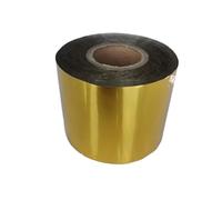 Carta per stampa a caldo, Tovagliolo for laminazione a trasferimento termico, carta anodizzata dorata, 3 cm x 120 m, 11 colori(Gold)