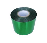 Carta per stampa a caldo, Tovagliolo for laminazione a trasferimento termico, carta anodizzata dorata, 3 cm x 120 m, 11 colori(Green)