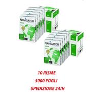 Carta per stampante A4 NAVIGATOR Premium 80 GR 10 RISME 5000 FOGLI