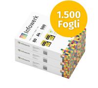Carta per stampanti e fotocopie A4 80g 1500 fogli bianco PEFC Infowerk