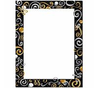 Carta per stampanti laser e a getto d'inchiostro, color oro e argento, confezione da 100