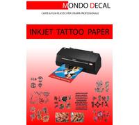 CARTA PER TATUAGGI TEMPORANEI (TEMPORARY TATTOO TRANSFER PAPER) STAMPA INKJET