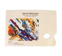 Carta Per Tavolozza di Colori a Strappo A3, Carta Patinata Per Tappetino Per Tavolozza di Carta Abbinata alla Vernice Dell'artista, Blocco Per Pittura di Miscelazione Per Tavolozza di Colori Usa E Get