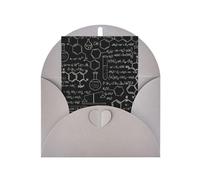 Carta perlata Astratta Scienza Chimica Illustrazione Stampa 3D Biglietto di auguri per compleanno, Ringraziamento, Natale, Capodanno