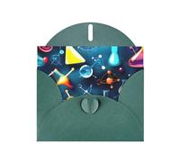 Carta perlata astratta scienza chimica stampa biglietto di auguri per compleanno, Ringraziamento, Natale, Capodanno