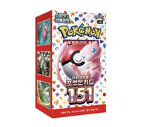 Pokemon Card Scarlet&Violet 151 Booster Box sv2a sigillato autentico coreano ...