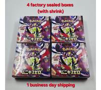 Carta Pokemon MEGA Munikis Zero Nihil Zero 4 Booster Box giapponese M3