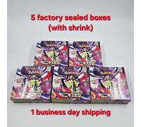 Carta Pokemon MEGA Munikis Zero Nihil Zero 5 Booster Box giapponese M3
