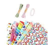 Carta regalo di compleanno ,Regalo per bambini Riciclabile Compleanno Donne Ragazze,Per tutte le occasioni regalo di carta decorazione