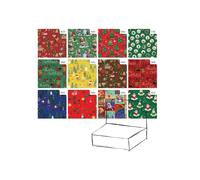 Carta regalo - raso - Country Natale - 70 x 100 cm - Rex Sadoch - scatola 100 fo