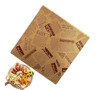 Carta Resistente al Grasso | 100 Pezzi Rivestimenti per Sandwich e | Carta Antiaderente per Burro e Cucina | Per, Patatine Fritte, Burro, Caramelle, Toast, e da Hamburger