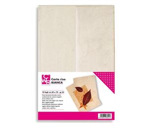 Carta Riso CWR - 50x70 cm - 25 g - 08051 (Bianco Conf. 10)