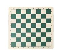 Carta Scacchi - Scacchiera pieghevole in pelle PU, tappeto da torneo arrotolabile morbido | Board di gioco da viaggio leggero con design compatto, signore che giocano a tappeto per raduni di famiglia,