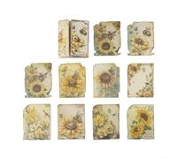 Carta stile vintage per fai da te, 30 pezzi, per scrapbooking, diari e collage (1 terra di api)