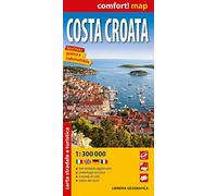 Carta stradale della Costa Croata - Comfort Map 1: 300 000
