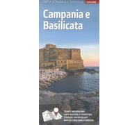 Carta stradale e turistica plastificata. Campania e Basilicata