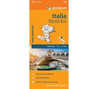 Carta stradale. Italia Nord est