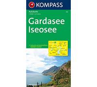 Kompass Carta N. 335 Lago di Garda, Lago di Iseo 1:25.000 unisex
