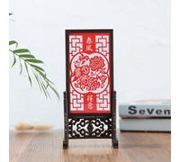 Carta Tagliata Cinese Mini Schermo Decorazione Plastica Foto Cornice da Tavolo