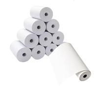 Carta termica 112 x 50 mm - 50 rotoli di carta termica e POS - Carta per biglietti - Compatibile Stampante, Registratori di cassa e bilance - Senza Bisfenolo A - 60 gr - 75 Metri/Rotolo - La Casa del