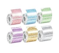 Carta termica 50x50mm, compatibile con Phomemo, M110 M200 | M120, E210, P50, M220; 1 rotolo autoadesivo, opzioni di colore(50x50 blue round)