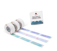 Carta termica D30 - compatibile con carta adesiva Phomemo D30 Starry Sky, etichetta autoadesiva, carta termica adesiva per la stampa di immagini/codice 1D/testo/simboli/prezzo/ecc, 12 x 40 mm, 3