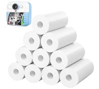 Carta Termica per Macchina Fotografica Bambini, 10 Rotoli Termica Carta Fotografica, Carta di Stampa della ricarica delle Macchine Fotografiche bambini, per Piccole Fotocamere, 57mm