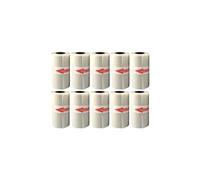 Carta termica, Rotolo di carta termica autoadesiva trasparente 57x25mm for stampa fotografica con stampante micro termica(10PCS Transparent)