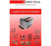 CARTA TRANSFER TATUAGGI TEMPORANEI (TEMPORARY TATTOO PAPER) 3 KIT STAMPA LASER