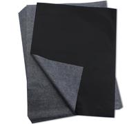 Carta trasferibile in grafite, 45,7 x 61 cm, 11 fogli di carta carbone nera per fai da te, lavorazione del legno, carta, tela e altre superfici artistiche
